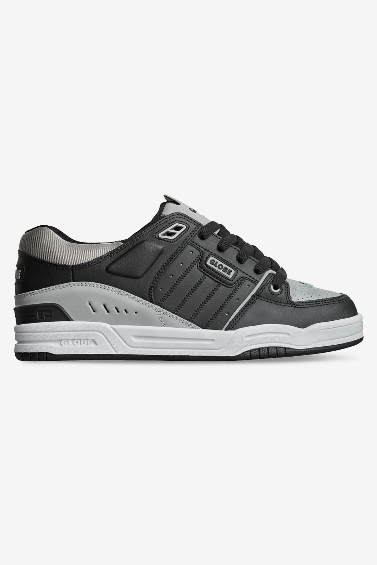 fusion__blacksteelwhite___0.webp Globe Brand Fusion - - Skate Shoes< Low Shoes | Chunky Skate Shoes