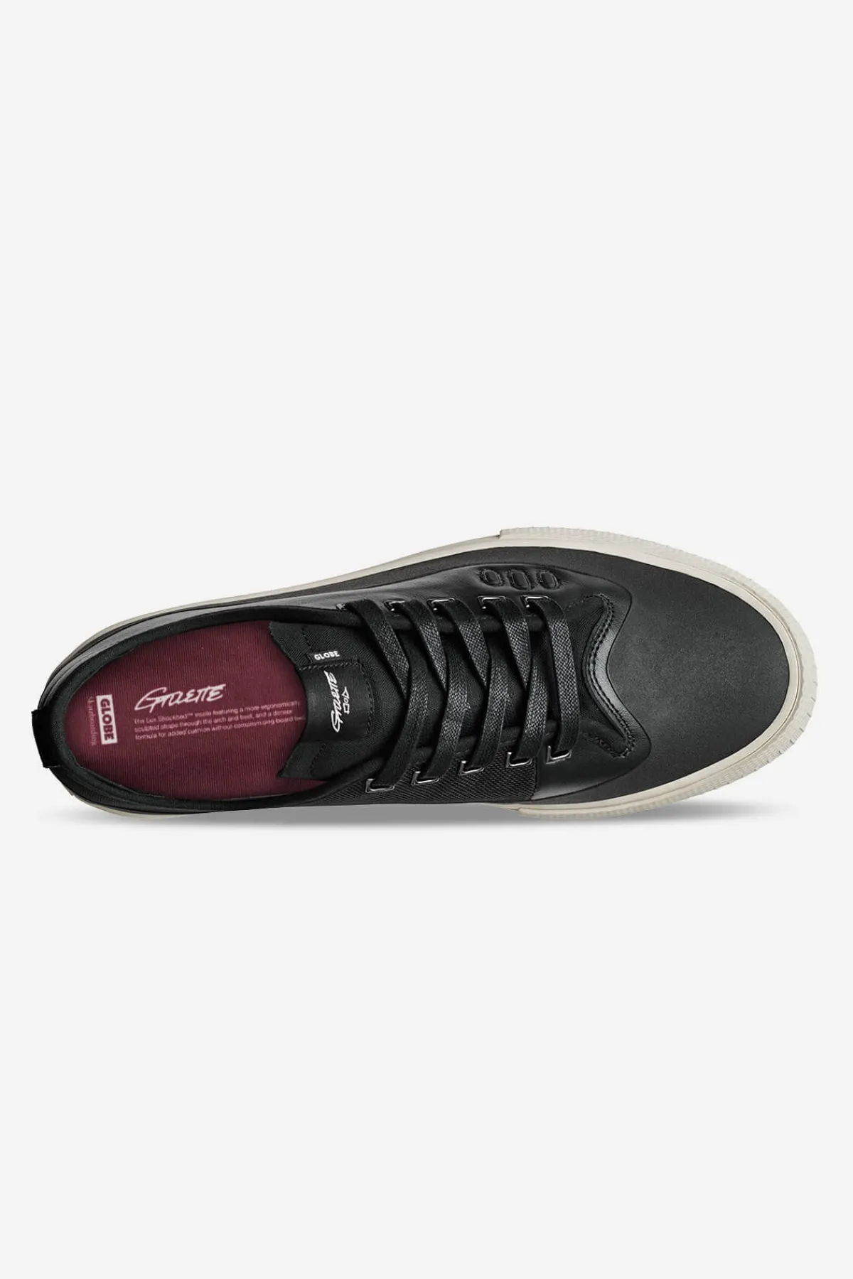 gillette__black_leather___1.webp Globe Brand Gillette - - Skate Shoes< Pro Shoes | Low Shoes
