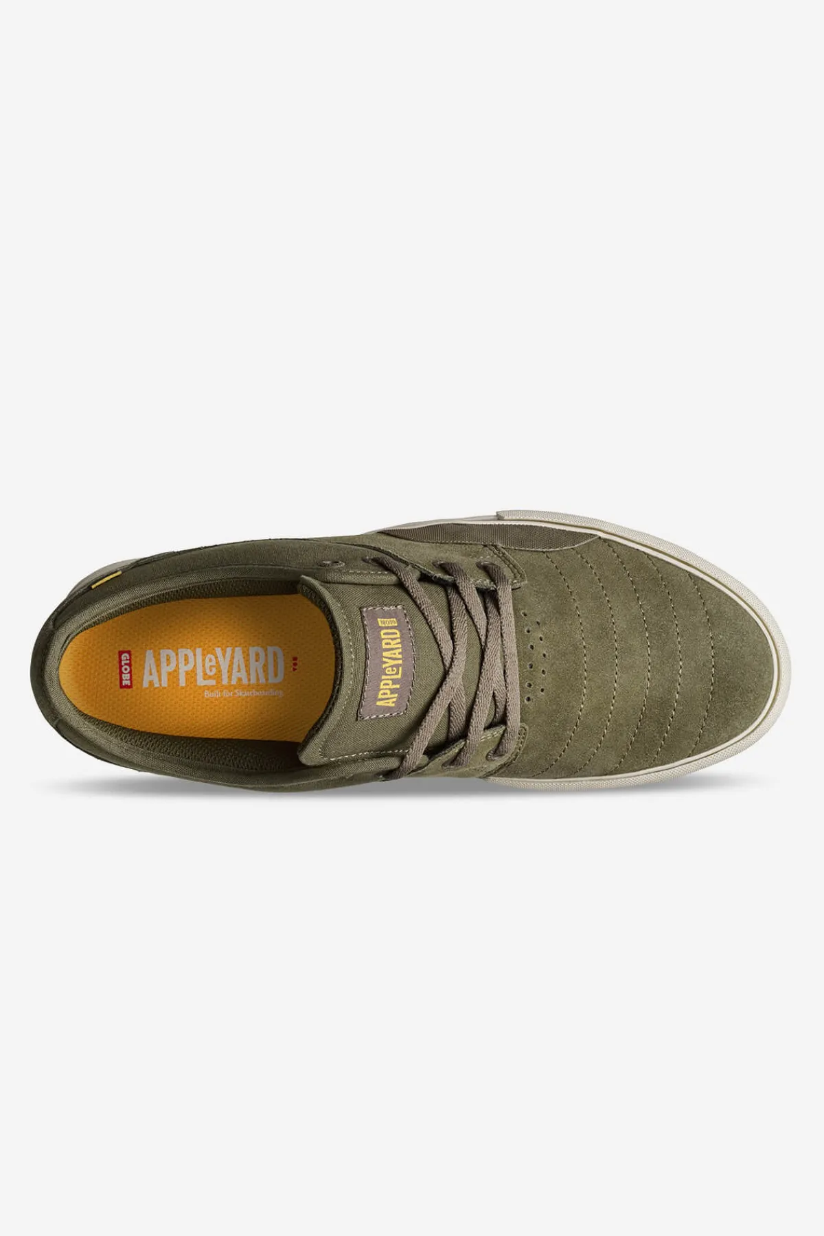 mahalo_plus__khakiantique_1.webp Globe Brand Mahalo Plus - - Skate Shoes< Low Shoes | Pro Shoes