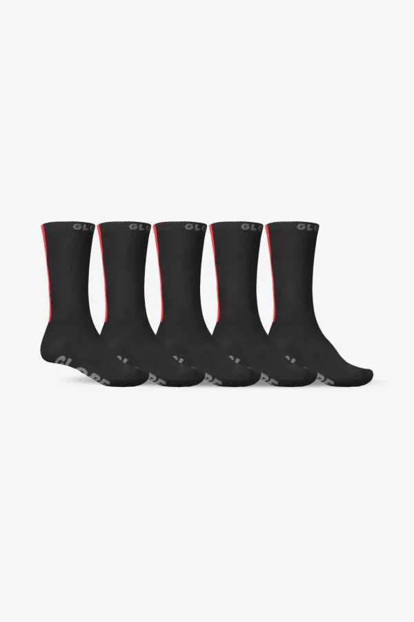 Globe Brand Stripe Hi Crew Sock 5 Pack - < Socks
