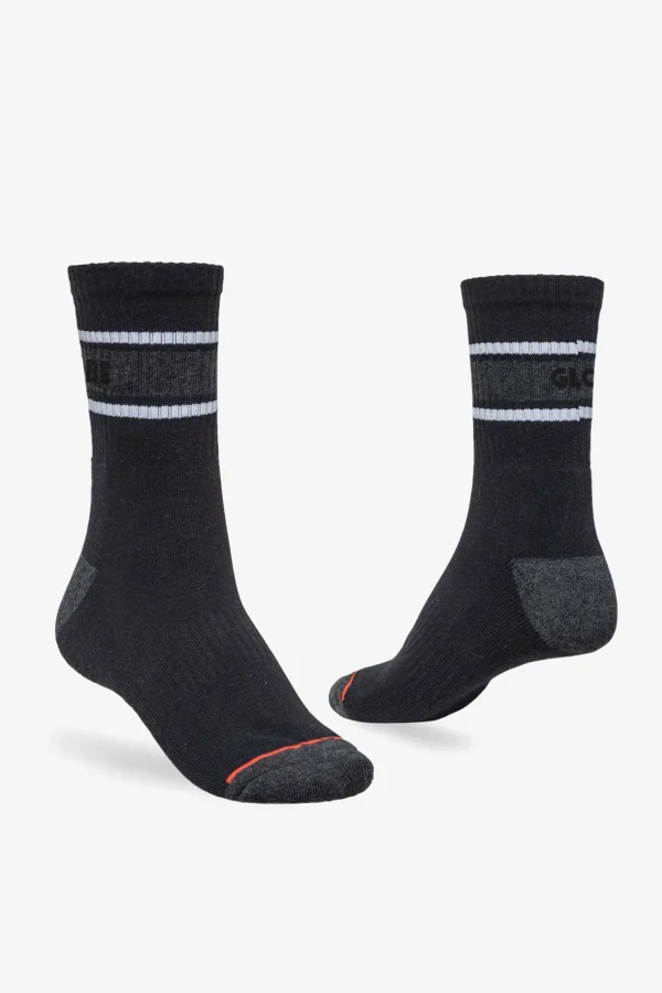 Globe Brand Triple Stripe Crew Sock 5 Pack - < Socks
